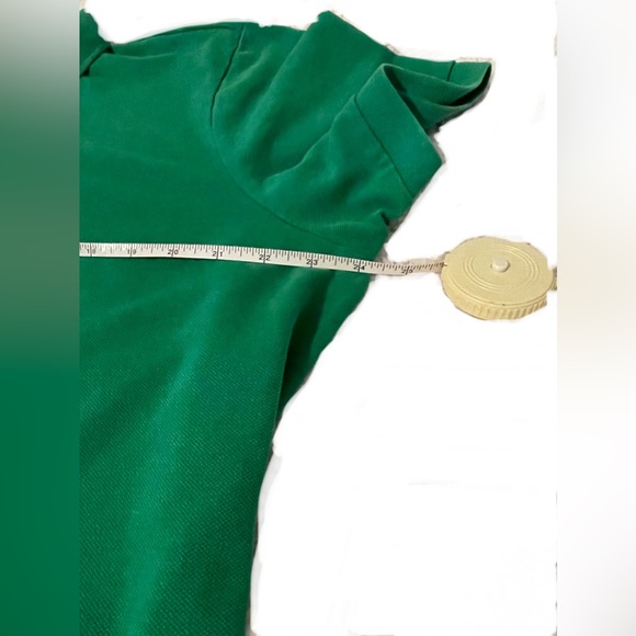 Kelley Green Collar 3 Button Shirt, High School Uniform Shirt, Juniors Polo - Picture 6 of 9